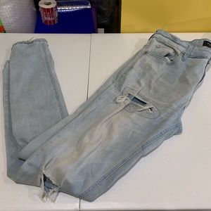 PACSUN Light distressed Blue Skinny Jean Sz 32 x 30